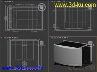 多士炉模型跳式烤面包机模型的图片