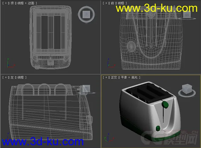 多士炉模型跳式烤面包机模型4的图片3