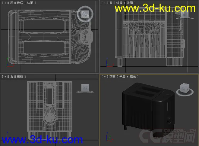 多士炉模型跳式烤面包机模型6的图片3