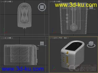 多士炉模型跳式烤面包机模型9的图片