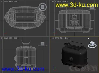 多士炉模型跳式烤面包机模型11的图片