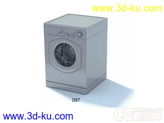 滚筒洗衣机模型的图片