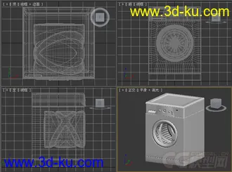 滚筒洗衣机模型5的图片