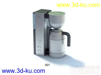 咖啡壶模型3的图片
