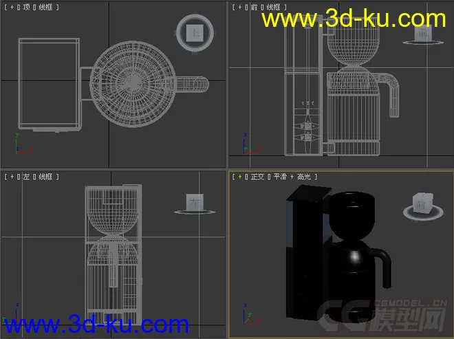 咖啡壶模型3的图片2