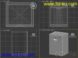 烤箱模型消毒柜模型4的图片