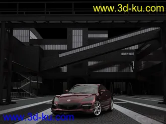 3D打印模型汽车场景，有贴图材质（免费）的图片