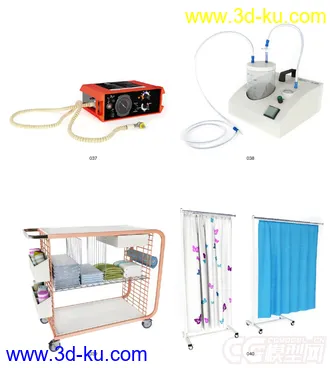 3D打印模型医疗器械合集（带材质贴图）的图片