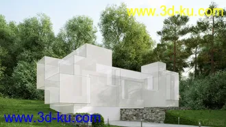 3D打印模型室外建筑场景模板合集（带材质贴图）的图片