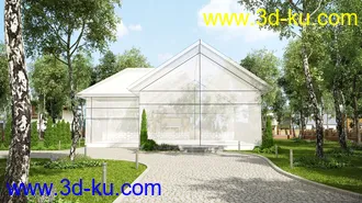 3D打印模型室外建筑场景模板合集（带材质贴图）的图片