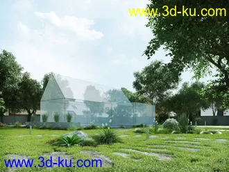 3D打印模型室外建筑场景模板合集（带材质贴图）的图片