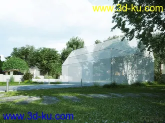 3D打印模型室外建筑场景模板合集（带材质贴图）的图片
