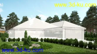 3D打印模型室外建筑场景模板合集（带材质贴图）的图片
