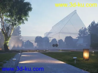 3D打印模型室外建筑场景模板合集（带材质贴图）的图片