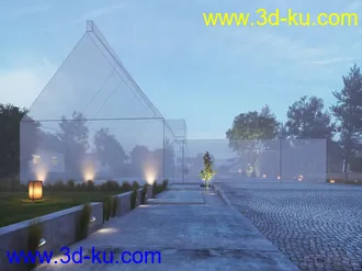 3D打印模型室外建筑场景模板合集（带材质贴图）的图片