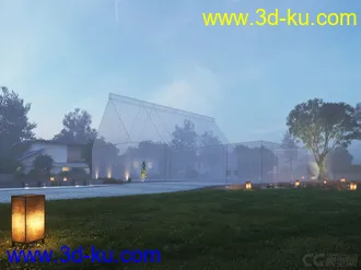 3D打印模型室外建筑场景模板合集（带材质贴图）的图片