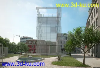 3D打印模型室外建筑场景模板合集（带材质贴图）的图片