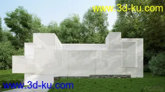 3D打印模型室外建筑场景模板合集（带材质贴图）的图片