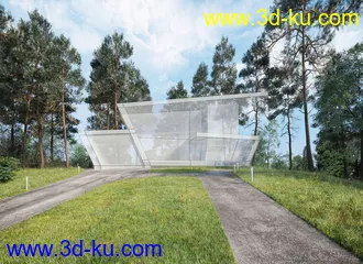 3D打印模型室外建筑场景模板合集（带材质贴图）的图片