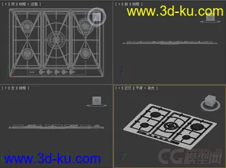 燃气灶模型2的图片