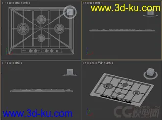 燃气灶模型4的图片
