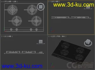 燃气灶模型5的图片