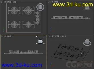 燃气灶模型6的图片