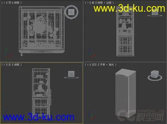 双门冰箱模型的图片