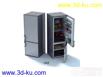 双门冰箱模型2的图片