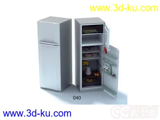 双门冰箱模型3的图片