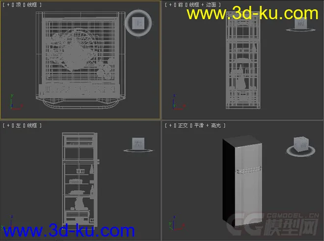 双门冰箱模型3的图片2