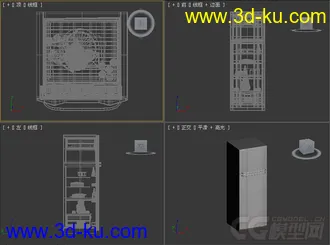 双门冰箱模型3的图片