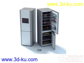 双门冰箱模型4的图片
