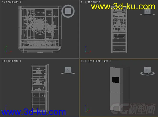 双门冰箱模型4的图片2