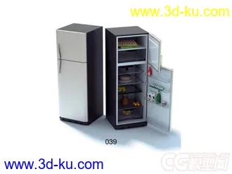 双门冰箱模型5的图片