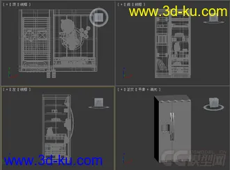 双门对开冰箱模型2的图片