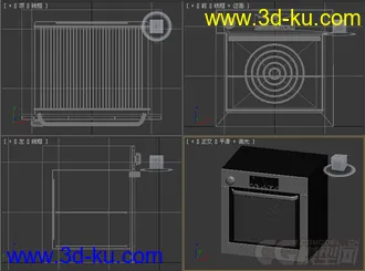 消毒柜模型烤箱模型的图片