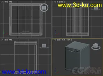 消毒柜模型烤箱模型4的图片