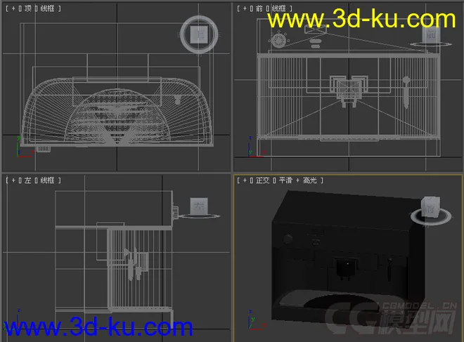 饮料机咖啡机模型4的图片3