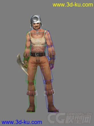 3D打印模型矿兵动作一套的图片