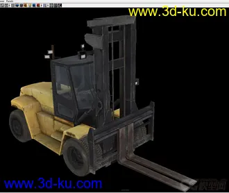 3D打印模型叉车的图片