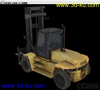 3D打印模型叉车的图片