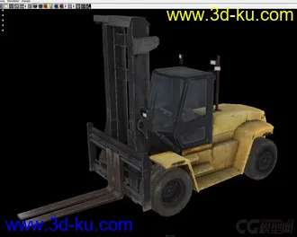 3D打印模型叉车的图片