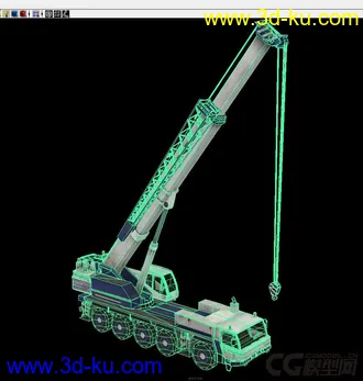 3D打印模型吊车的图片