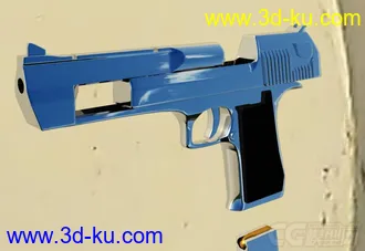 3D打印模型沙漠之鹰的图片