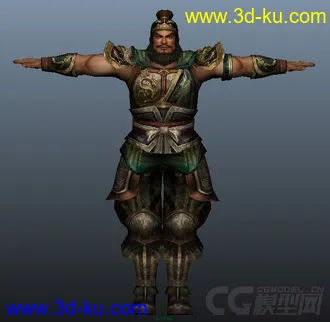 3D打印模型三国武将——张飞！！！的图片