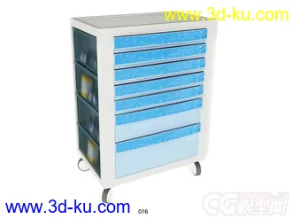 医疗医院用物品柜子模型的图片