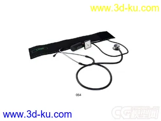 医疗听诊器模型的图片
