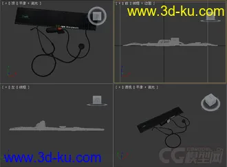 医疗听诊器模型的图片