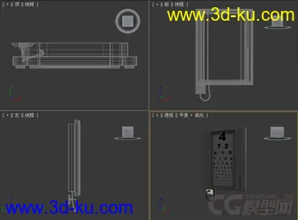 医疗视力检查灯模型的图片